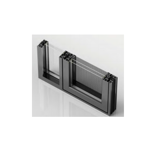 MC009双内开无缝系统窗