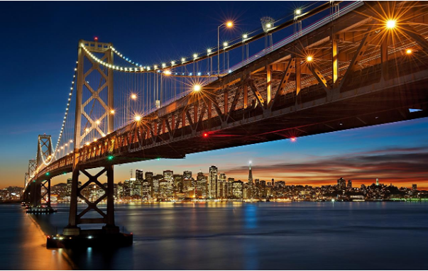 美国旧金山奥克兰海湾大桥